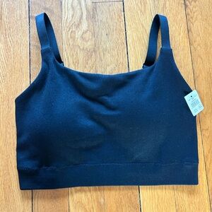 Aerie Black Seamless Bralette with Adjustable Straps